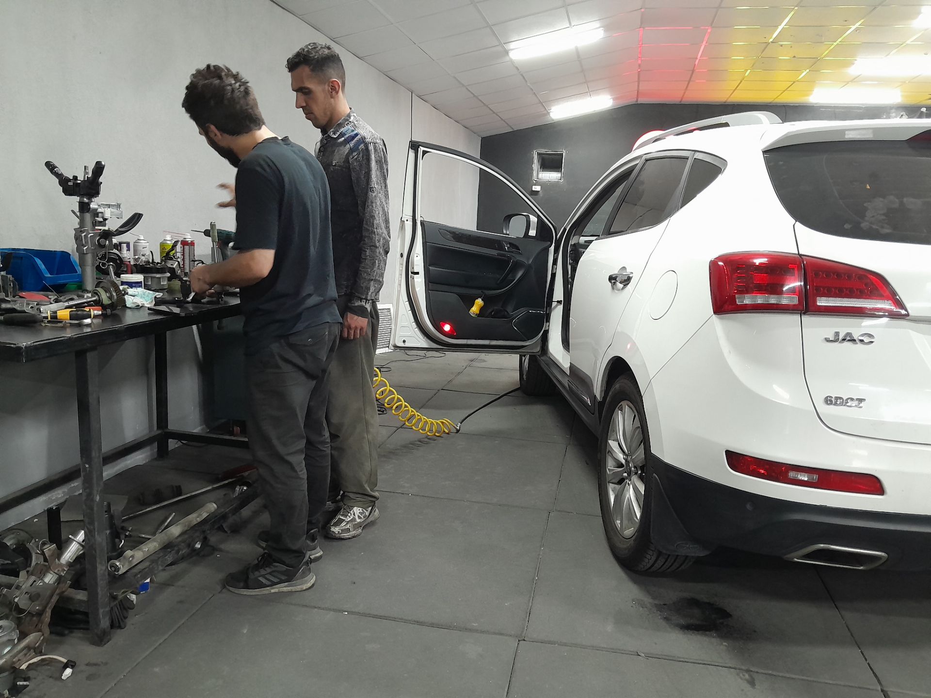 تعمیر و تعویض سنسور تلسکوپی فرمان جک S5 | عیب‌یابی تخصصی فرمان برقی