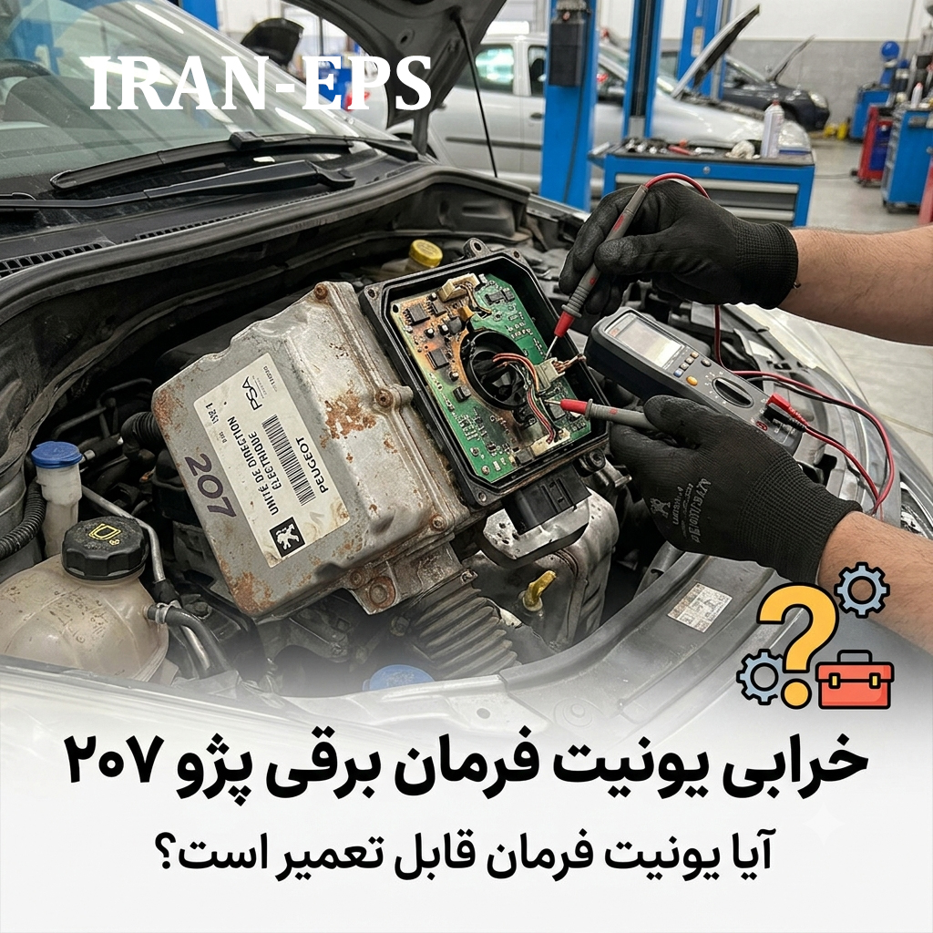 خرابی یونیت فرمان برقی پژو 207 | آیا یونیت فرمان قابل تعمیر است؟